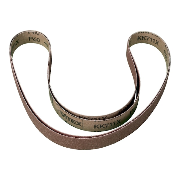 Cinturón Recubierto Pferd, Al/Oxd, 1"x42", 60 Granos, Recubierto, 1" Ancho, 42" Largo, 60 Granos, Óxido de Aluminio - 49095