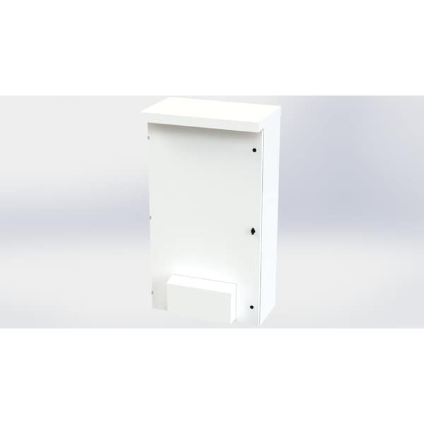 Saginaw Control & Engineering 1/4 Turn Latch with Padlock Wing Knob Electrical Enclosures, 65 in H, 16 in D, 36 in W - SCE-65VR3616