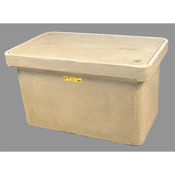 Quazite Underground Enclosure Assembly, Blank Cover, 18 in H, 32-1/4 in L, 19-1/4 in W, 8,000 lb L.R. - PG1730Z80409