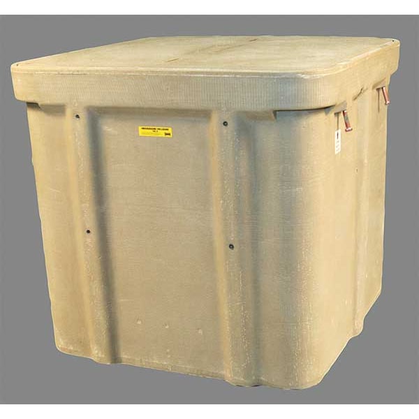 Quazite Underground Enclosure Assembly, Communications Cover, 36 in H, 40 in L, 40 in W, 8,000 lb - PG3636Z81312