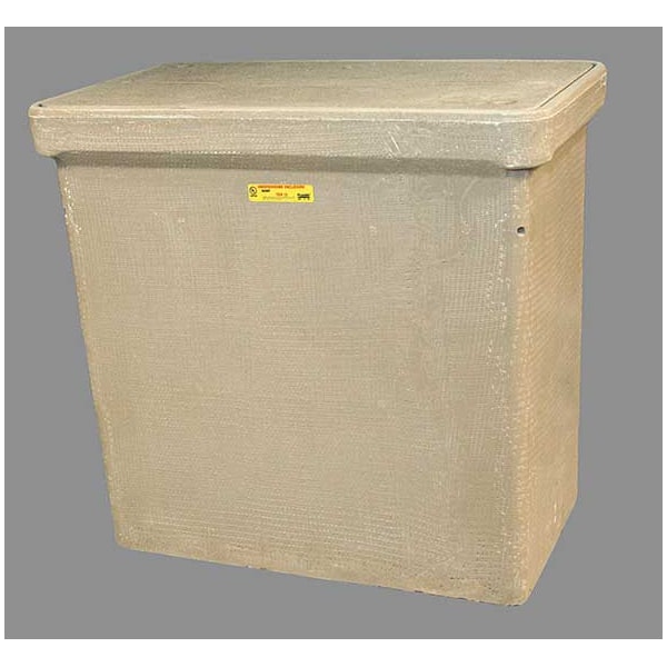 Quazite Underground Enclosure Assembly, Electric Cover, 30 in H, 32-1/4 in L, 19-1/4 in W, 8,000 lb - PG1730Z81017