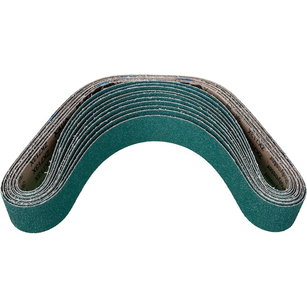 Banda recubierta Pferd, Zirc, 2"x48", 36 grano, recubierta, 2" ancho, 48" largo, 36 grano, Zirconia Alumina - 49786