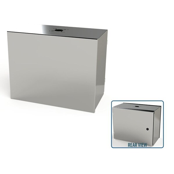 Saginaw Control & Engineering 1/4 Turn Latch Electrical Enclosures, 16 in H, 10 in D, 20 in W - SCE-16HMI2010SSLP