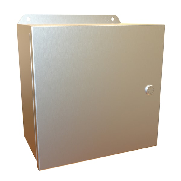Hammond 1/4 Turn Latch Electrical Enclosures, 10 in H, 6 in D, 10 in W - EJ10106SS