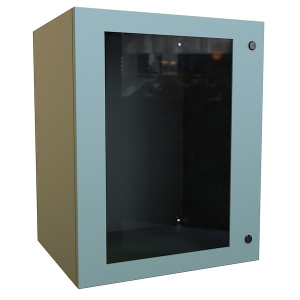 Hammond 1/4 Turn Latch Electrical Enclosures, 30 in H, 20 in D, 24 in W - EN4SD302420WGY