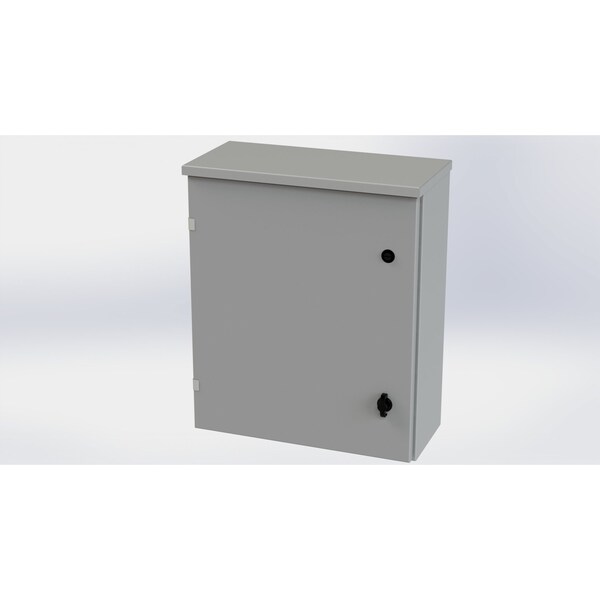 Saginaw Control & Engineering 1/4 Turn Knob Latch Electrical Enclosures, 24 in H, 8 in D, 20 in W - SCE-24R2008LP