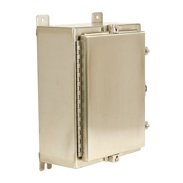 Wiegmann Padlockable Hasp with Clamps Electrical Enclosures, 8 in H, 23 in D, 23 in W - SSN4202006A
