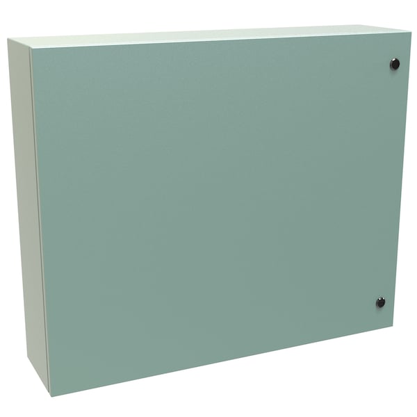 Hammond Slotted 1/4 Turn Latch Electrical Enclosures, 30 in H, 8 in D, 36 in W - EN4SD30368GY
