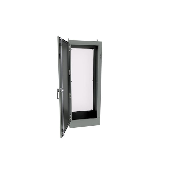 Wiegmann 3 Point Latch with Padlock Handle Electrical Enclosures, 84 in H, 18 in D, 39 in W - WRD84XM3918FS4