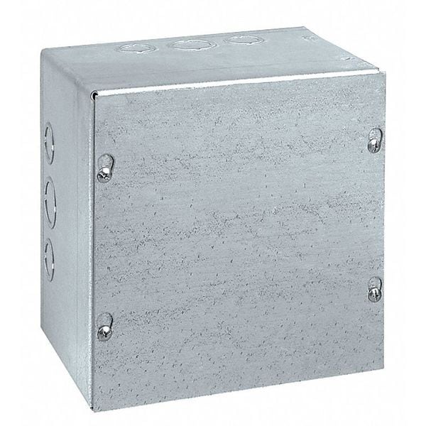Wiegmann Captive Screws Electrical Enclosures, 30 in H, 8 in D, 24 in W, 1, Steel - SC243008GNK