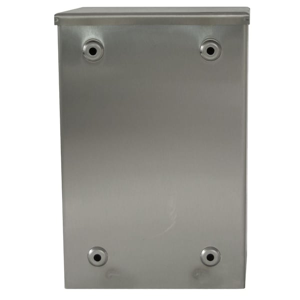Wiegmann Padlockable Hasp Electrical Enclosures, 12 in H, 6 in D, 12 in W - RSC121206NKSS