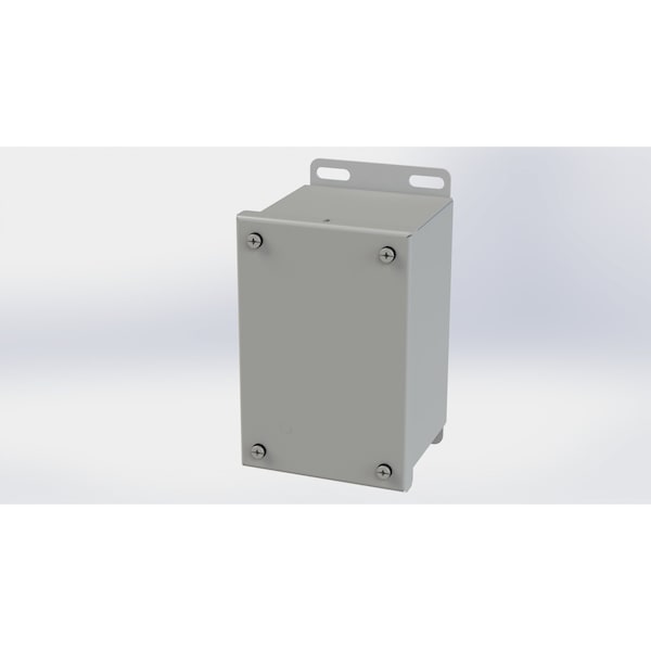 Saginaw Control & Engineering Captive Screws Electrical Enclosures, 6.13 in H, 4 in D, 4 in W - SCE-6044SC