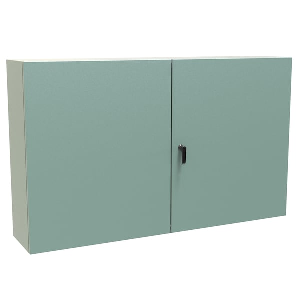 Hammond 3 Point Latch with Keyed Handle Electrical Enclosures, 36 in H, 12 in D, 60 in W - EN4TD366012GY