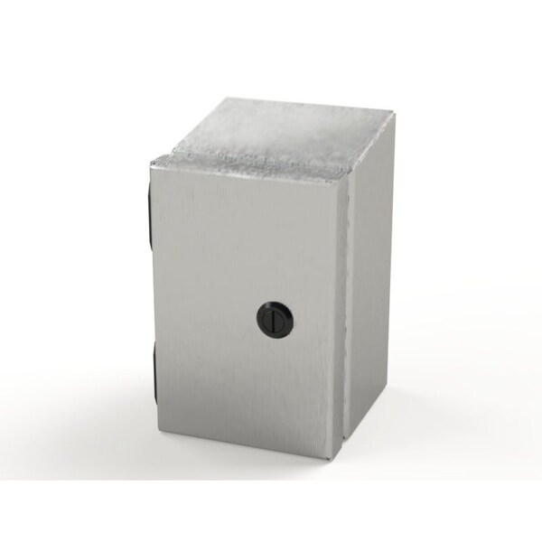 Saginaw Control & Engineering 1/4 Turn Latch Electrical Enclosures, 6 in H, 4 in D, 4 in W - SCE-604ELJSSST