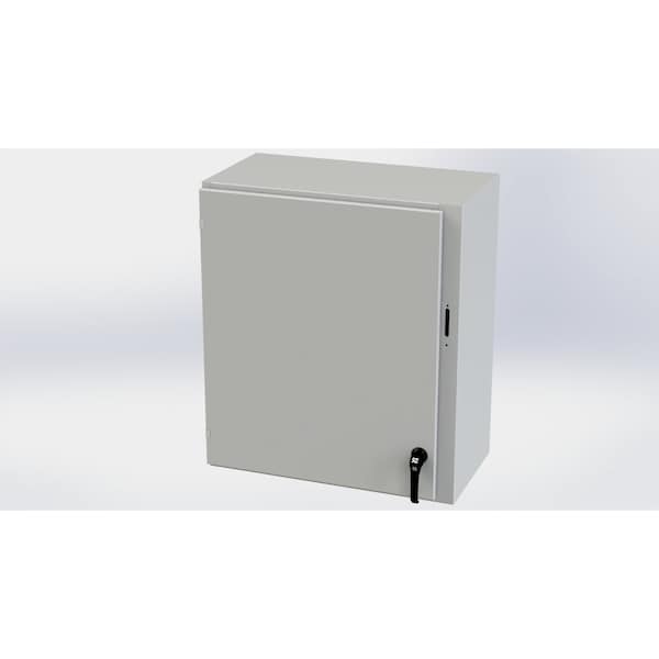 Saginaw Control & Engineering 2 Point Latch with Padlock Handle Electrical Enclosures, 36 in H, 16 in D, 31.38 in W - SCE-36XEL3116LPLG