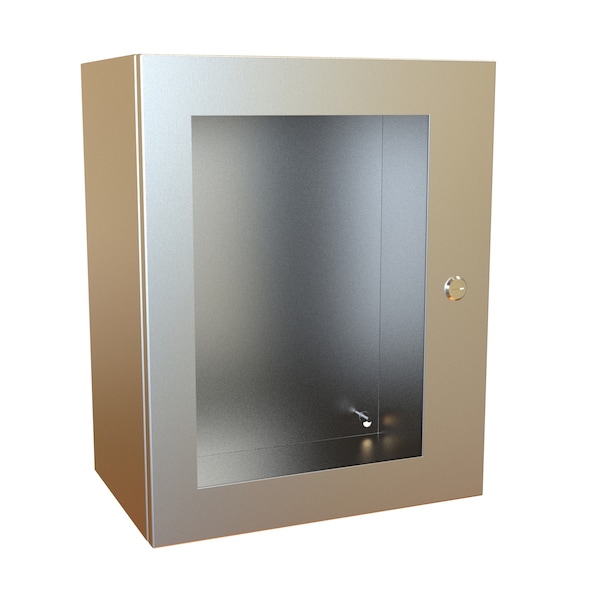 Hammond 1/4 Turn Latch Electrical Enclosures, 20 in H, 10 in D, 16 in W - EN4SD201610WSS