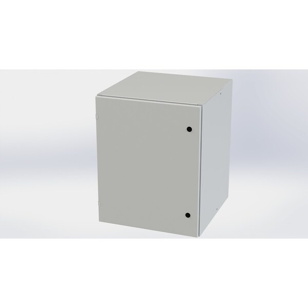Saginaw Control & Engineering 1/4 Turn Latch Electrical Enclosures, 30 in H, 24 in D, 24 in W - SCE-30EL2424LPLG