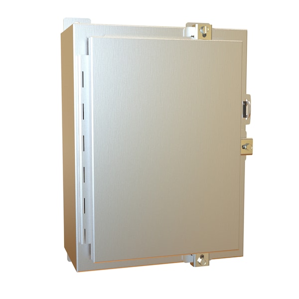 Hammond Clamps Electrical Enclosures, 16 in H, 8 in D, 12 in W - 1418N4S16B8