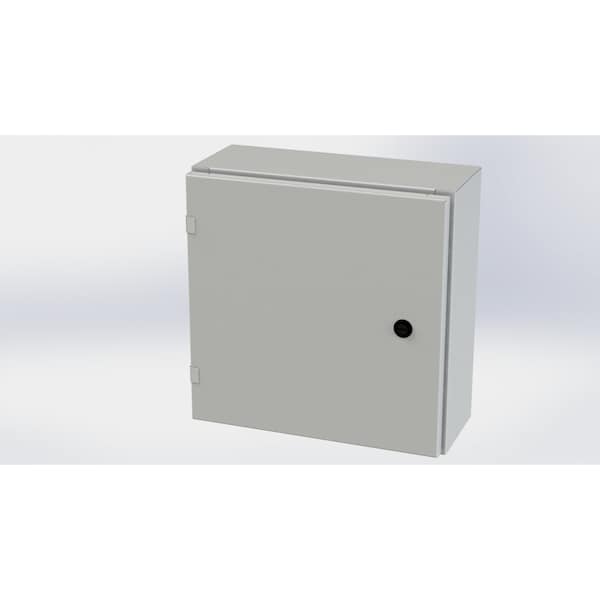 Saginaw Control & Engineering 1/4 Turn Latch Electrical Enclosures, 16 in H, 6 in D, 16 in W - SCE-16EL1606LPLG