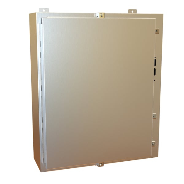 Hammond Clamps Electrical Enclosures, 30 in H, 8 in D, 25.38 in W - 1447SN4SSE8