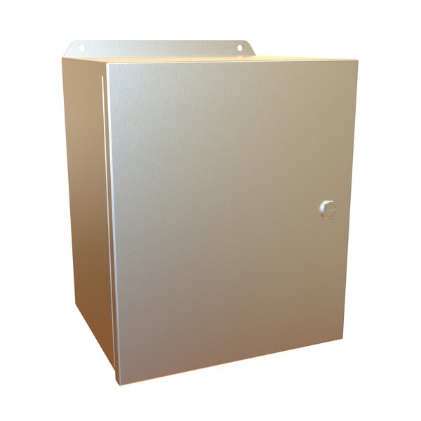 Hammond 1/4 Turn Latch Electrical Enclosures, 12 in H, 8 in D, 10 in W - EJ12108S16