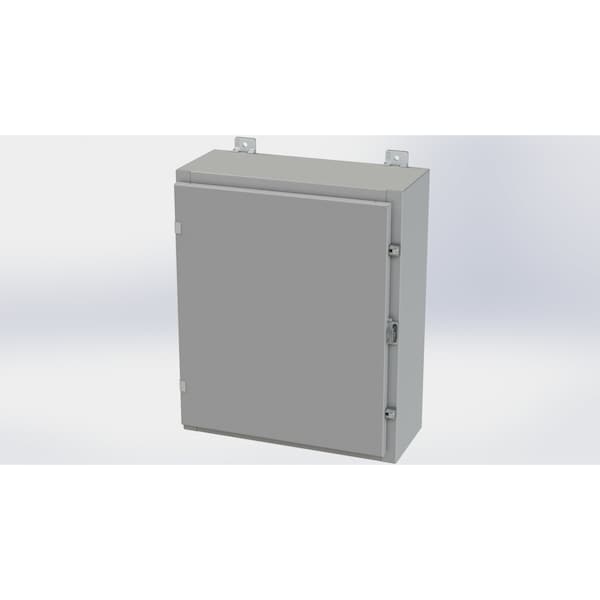Saginaw Control & Engineering Clamps with Padlock Hasp Electrical Enclosures, 24 in H, 8 in D, 20 in W - SCE-24H2008LP