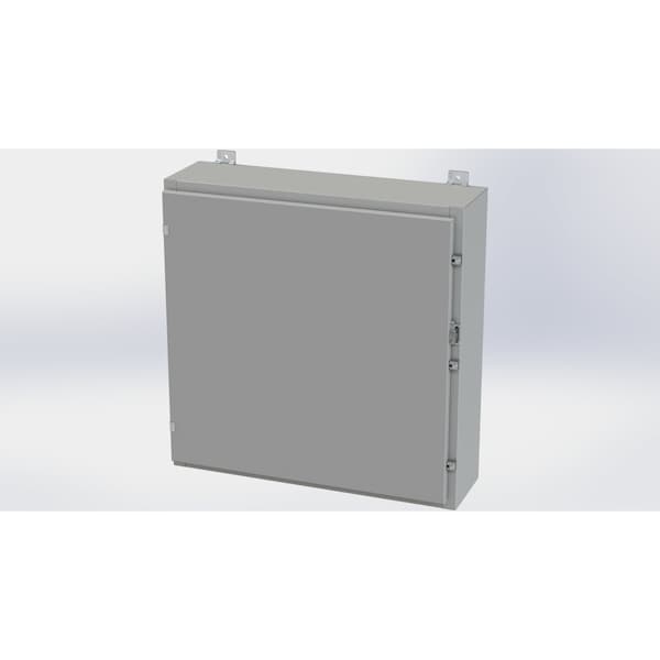 Saginaw Control & Engineering Clamps with Padlock Hasp Electrical Enclosures, 30 in H, 8 in D, 30 in W - SCE-30H3008LP
