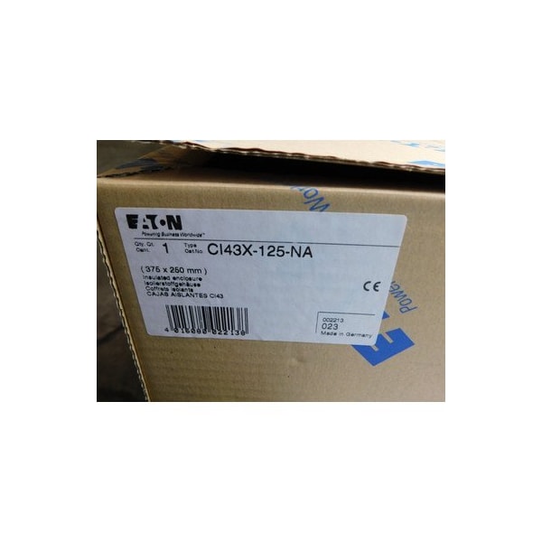 Eaton Electrical Enclosures Moulded Enclosure - CI43X-125-NA