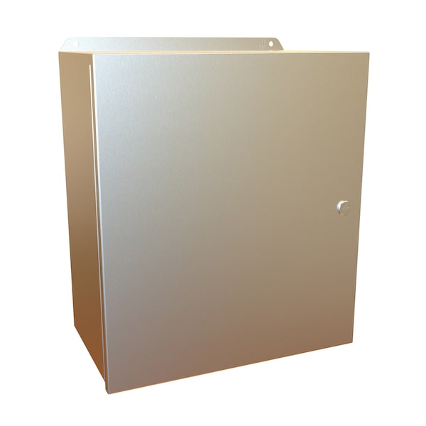 Hammond 1/4 Turn Latch Electrical Enclosures, 16 in H, 8 in D, 14 in W - EJ16148SS