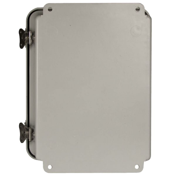 Wiegmann Twist Lock Latch Electrical Enclosures, 16 in H, 7 in D, 14 in W - HW-RHJ161407CHTLW