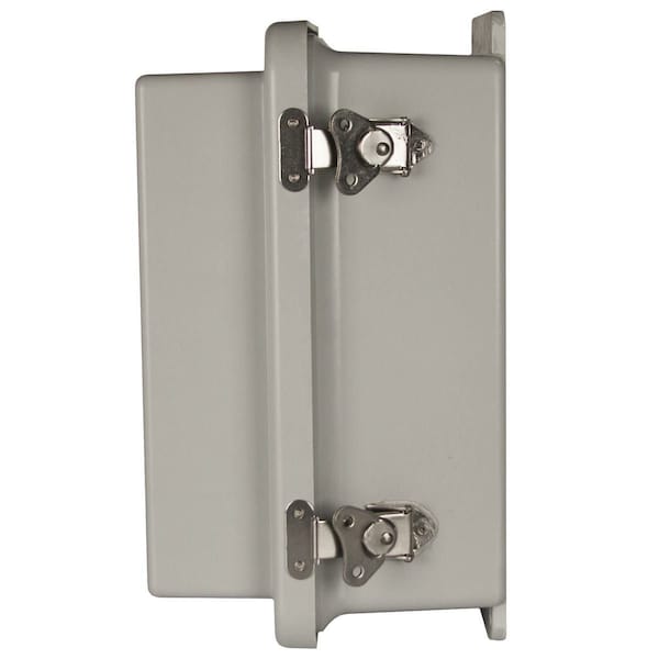 Wiegmann Twist Lock Latch Electrical Enclosures, 16 in H, 7 in D, 14 in W - HW-RHJ161407CHTLW