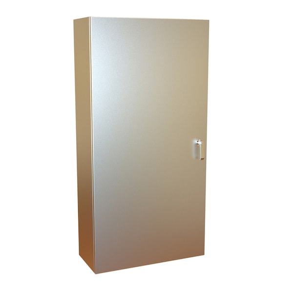 Hammond 3 Point Latch with Handle Electrical Enclosures, 48 in H, 10 in D, 24 in W - EN4SD482410SS