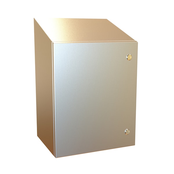 Hammond 1/4 Turn Latch Electrical Enclosures, 20 in H, 12 in D, 16 in W - ST201612SS