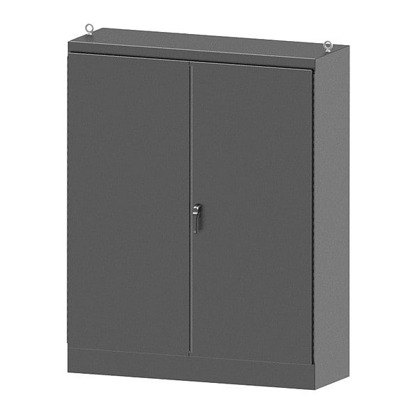 Wiegmann 3 Point Latch with Padlock Handle Electrical Enclosures, 90 in H, 20 in D, 72 in W - WA907220FSDSS