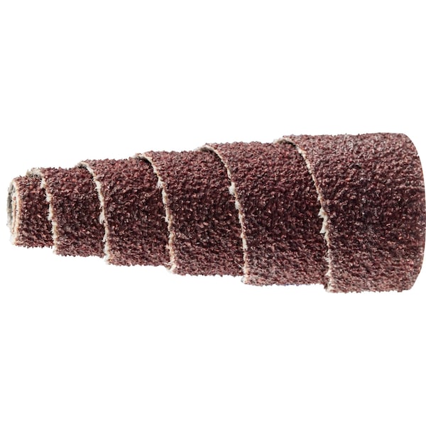 Rollo de cartucho Pferd de 3/4" x 1-1/2", 3/16" AH - Cono completo, Óxido de aluminio 80 grano - 41875