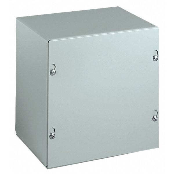 Wiegmann Captive Screws Electrical Enclosures, 12 in H, 4 in D, 12 in W, 1, Steel - SC121204NK
