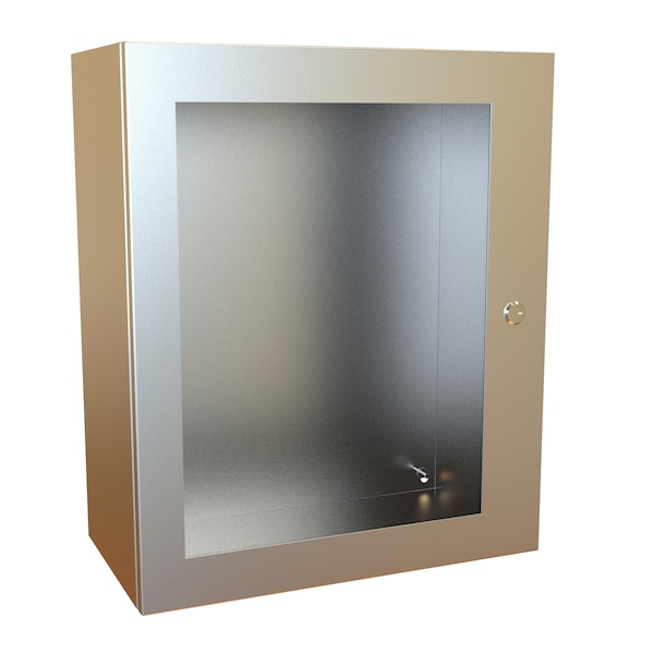 Hammond 1/4 Turn Latch Electrical Enclosures, 24 in H, 10 in D, 20 in W - EN4SD242010WSS