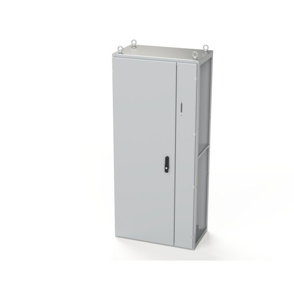 Saginaw Control & Engineering 3 Point Latch with Coinproof/Padlocking Swing Handle Electrical Enclosures, 70.87 in H, 18 in D - SCE-SD180805LG