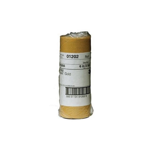 Rollo de discos de lija 3M Stikit Gold, 01202, 6 pulgadas, P500A - 7000119699