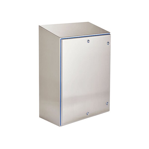 Nvent Hoffman 304 Stainless Steel Electrical Enclosures, 24 in H, 10 in D, 24 in W, NEMA 4X, Hinged - HSDH242410SS