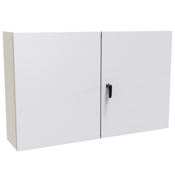 Hammond 3 Point Latch with Keyed Handle Electrical Enclosures, 30 in H, 10 in D, 48 in W - EN4TD304810LG