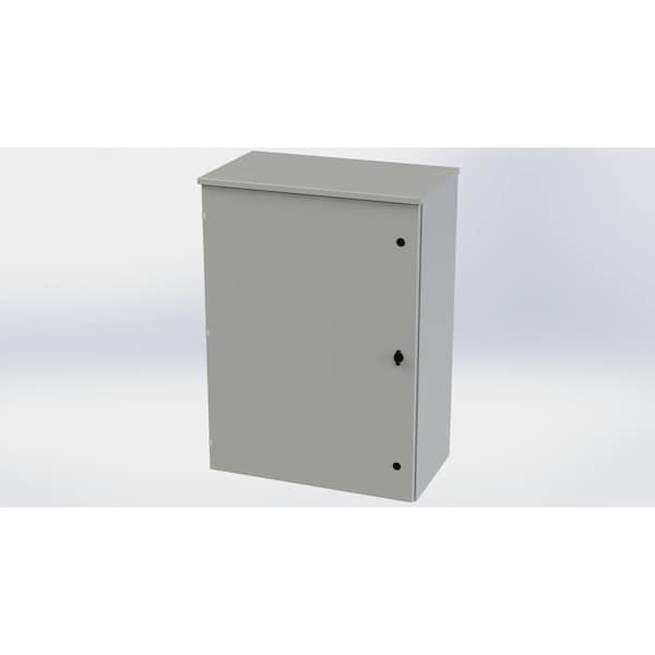 Saginaw Control & Engineering 1/4 Turn Knob Latch Electrical Enclosures, 42 in H, 16 in D, 30 in W - SCE-42R3016LP