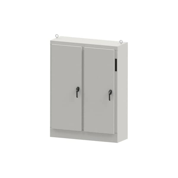 Wiegmann 3 Point Latch with Padlock Handle Electrical Enclosures, 90 in H, 20 in D, 78 in W - WA90XM7720U