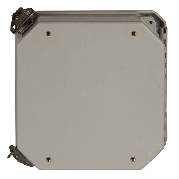 Wiegmann Twist Lock Latch Electrical Enclosures, 10 in H, 6 in D, 8 in W - HW-100806CHTL