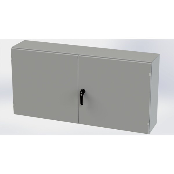 Saginaw Control & Engineering 3 Point Latch with Padlock Handle Electrical Enclosures, 30 in H, 12 in D, 60 in W - SCE-306012WFLP