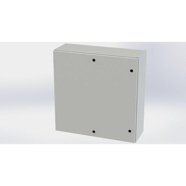 Saginaw Control & Engineering 1/4 Turn Latch Electrical Enclosures, 36 in H, 12 in D, 36 in W - SCE-36EL3612LPLG