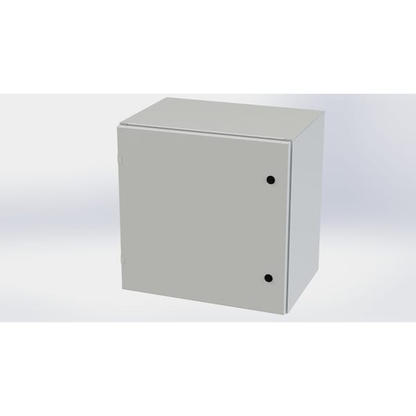 Saginaw Control & Engineering 1/4 Turn Latch Electrical Enclosures, 24 in H, 16 in D, 24 in W - SCE-24EL2416LPLG