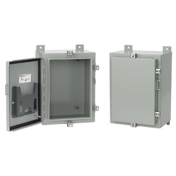 Nvent Hoffman Screw Down Clamps Electrical Enclosures, 30 in H, 10 in D, 24 in W, 12, 13, 4, Steel - A30H24CLP
