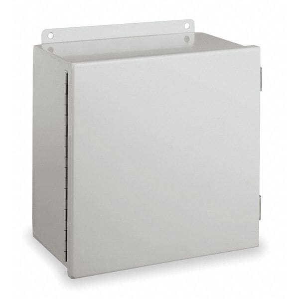 Wiegmann Screw Clamps Electrical Enclosures, 4 in H, 3-1/2 in D, 4 in W, 12, 13, Steel - B040403CH