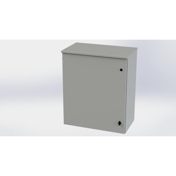 Saginaw Control & Engineering 1/4 Turn Knob Latch Electrical Enclosures, 36 in H, 16 in D, 30 in W - SCE-36R3016LP